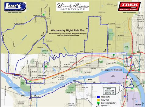 Tulsa Bike Trail Map